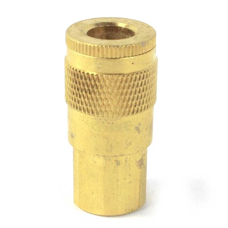 Interstate Pneumatics 1/4 Inch Automotive Brass Coupler x 1/4 Inch Female NPT CA440B